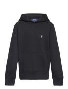 Seasonal Fleece-Ls Po Hood-Tp-Knt Tops Sweatshirts & Hoodies Hoodies Black Ralph Lauren Kids