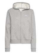 Reebok Identity Sl Fleece Fz Tops Sweatshirts & Hoodies Hoodies Grey Reebok Performance