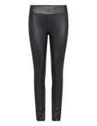 Sc-Haida Bottoms Trousers Leather Leggings-Bukser Black Soyaconcept