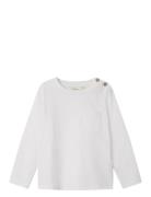 Nmmdolan Ls Top Lil Tops T-shirts Long-sleeved T-Skjorte White Lil'Atelier