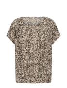 Sc-Fleur Tops T-shirts & Tops Short-sleeved Multi/patterned Soyaconcept