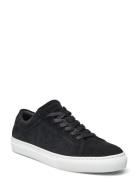 Theodor Suede Sneaker Low-top Sneakers Black Les Deux