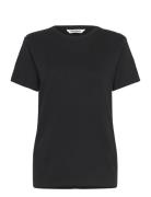 Srhella T-Shirt - Gots Tops T-shirts & Tops Short-sleeved Black Soft Rebels