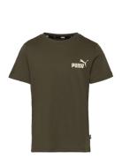 Ess Small Logo Tee B Sport T-Kortærmet Skjorte Khaki Green PUMA