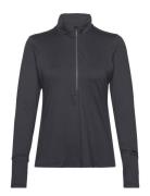 Ua Launch Pro Half Zip Sport Sweatshirts & Hoodies Sweatshirts Black Under Armour