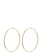 April Recycled Large Hoop Earrings Accessories Jewellery Earrings Hoops Gold Pilgrim