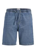 Jjitony Jjjogger Shorts Mf 370 Styd Ln Bottoms Shorts Denim Blue Jack & J S