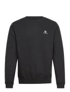 Standard Fit Left Chest Star Chev Emb Crew Bb Sport Sweatshirts & Hoodies Sweatshirts Black Converse