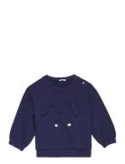 Sweater L/S Tops Sweatshirts & Hoodies Sweatshirts Navy United Colors Of Benetton