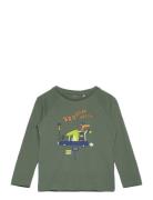 Nmmlivanno Ls Top Pb Tops T-shirts Long-sleeved T-Skjorte Green Name It