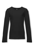 Kognew Only L/S Tee Jrs 2-Pack Tops T-shirts Long-sleeved T-Skjorte Black Kids Only