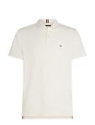 Liquid Cotton Essential Reg Polo Tops Polos Short-sleeved White Tommy Hilfiger