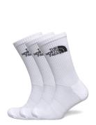 Multi Sport Cush Crew Sock 3P Sport Socks Regular Socks White The North Face