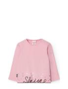 Knit T-Shirt For Baby -Bci Tops T-shirts Long-sleeved T-Skjorte Pink Boboli