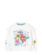 Fleece Sweatshirt For Baby Girl -Bci Tops Sweatshirts & Hoodies Sweatshirts White Boboli