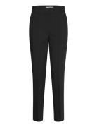 Slflina Mw Tapered Pant Bottoms Trousers Slim Fit Trousers Black Selected Femme