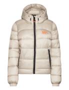 Sports Puffer Bomber Jacket Sport Jackets Padded Jacket Beige Superdry Sport