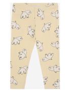 Baby Freedom Bird All Over Leggings Bottoms Leggings Yellow Bobo Choses