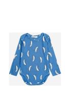 Baby Beneath The Moon All Over Body Bodies Long-sleeved Blue Bobo Choses