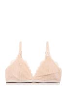 Mommy Darling Lingerie Bras & Tops Soft Bras Bralette Beige Love Stories