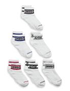 Converse Basic Wordamark Crew Socks 6-Pack Sokker Strømper White Converse