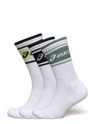 3 Pack Asics Logo Crew Sock Sport Socks Regular Socks Multi/patterned Asics