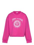 Nkfvanita Ls Short Boxy Sweat Unb Tops Sweatshirts & Hoodies Sweatshirts Pink Name It