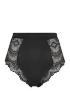 Lace Period Highwaist Briefs Lingerie Panties High Waisted Panties Black Understatement Underwear