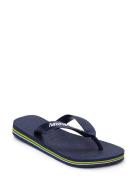 Hav Kids Brazil Logo Shoes Summer Shoes Sandals Flip Flops Blue Havaianas