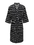 Rsymatto Bathrobe Home Textiles Bathroom Textiles Robes Black Marimekko Home