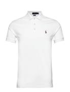 Slim Fit Soft-Touch Polo Shirt Designers Polos Short-sleeved White Polo Ralph Lauren