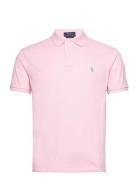 Custom Slim Fit Mesh Polo Shirt Designers Knitwear Short Sleeve Knitted Polos Pink Polo Ralph Lauren