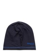 Bergans Wool Junior Beanie Navy Mel 50 Sport Headwear Hats Beanie Blue Bergans