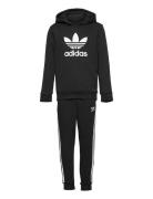 Adicolor Hoodie Set Sport Sweatsuits Black Adidas Originals