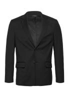 M. Sidney Wool Blazer Designers Blazers Single Breasted Blazers Black Filippa K