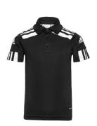 Squadra21 Polo Youth Tops T-shirts Polo Shirts Short-sleeved Polo Shirts Black Adidas Performance