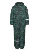 Tower Printed Coverall W-Pro 10000 Sport Coveralls Snow-ski Coveralls & Sets Green ZigZag