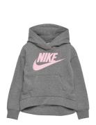 Nike Club Fleece High-Low Pullover Hoodie Sport Sweatshirts & Hoodies Hoodies Grey Nike