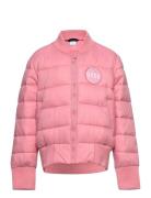 K. B Quilted Bomber Jacket Sport Jackets & Coats Puffer & Padded Pink Svea