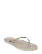 Slim Eggnog Flip Flop Shoes Summer Shoes Sandals Flip Flops Silver SLEEPERS