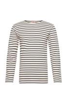 Breton Striped Shirt Héritage Designers T-Langærmet Skjorte Brown Armor Lux