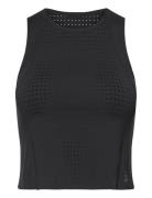 Adv T Perforated Tank W Sport Crop Tops Sleeveless Crop Tops Black Craft