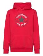 Converse Fleece Core Pullover Hoodie Sport Sweatshirts & Hoodies Hoodies Red Converse