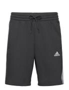 Essentials Fleece 3-Stripes Shorts Sport Shorts Sweat Shorts Black Adidas Sportswear