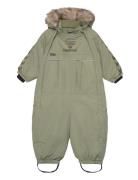 Hmlmoon Tex Snowsuit Sport Coveralls Snow-ski Coveralls & Sets Green Hummel