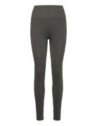 Studio Seamless Rib Tights Sport Running-training Tights Seamless Tights Grey Björn Borg