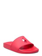 Tpu-Sld W C/O Pp-Sn-Sli Shoes Summer Shoes Sandals Pool Sliders Red Polo Ralph Lauren