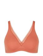 Sloggi Body Adapt Twist T-Shirt Bra Lingerie Bras & Tops Soft Bras Non Wired Bras Orange Sloggi