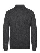 Onsmalaki Reg 7 High Neck Knit Tops Knitwear Turtlenecks Navy ONLY & SONS