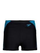 Boys Hyperboom Splice Aquashort Sport Swimshorts Black Speedo